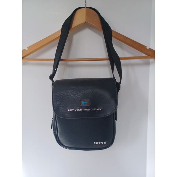 Vintage Sony "Let Your Mind Play" Discman Walkman CD Projects DP1S Bag Case - Picture 1 of 7